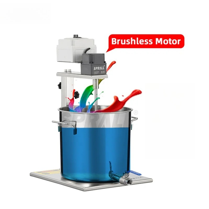 Making Soap And Detergent - Electric Motor Agitator Paint Glue Stirrer