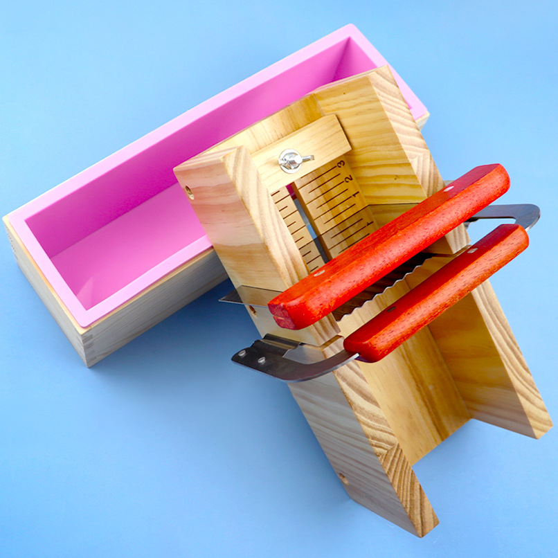 Soap Making For Beginners Book - Soap Making Tools Wood Cutting Box