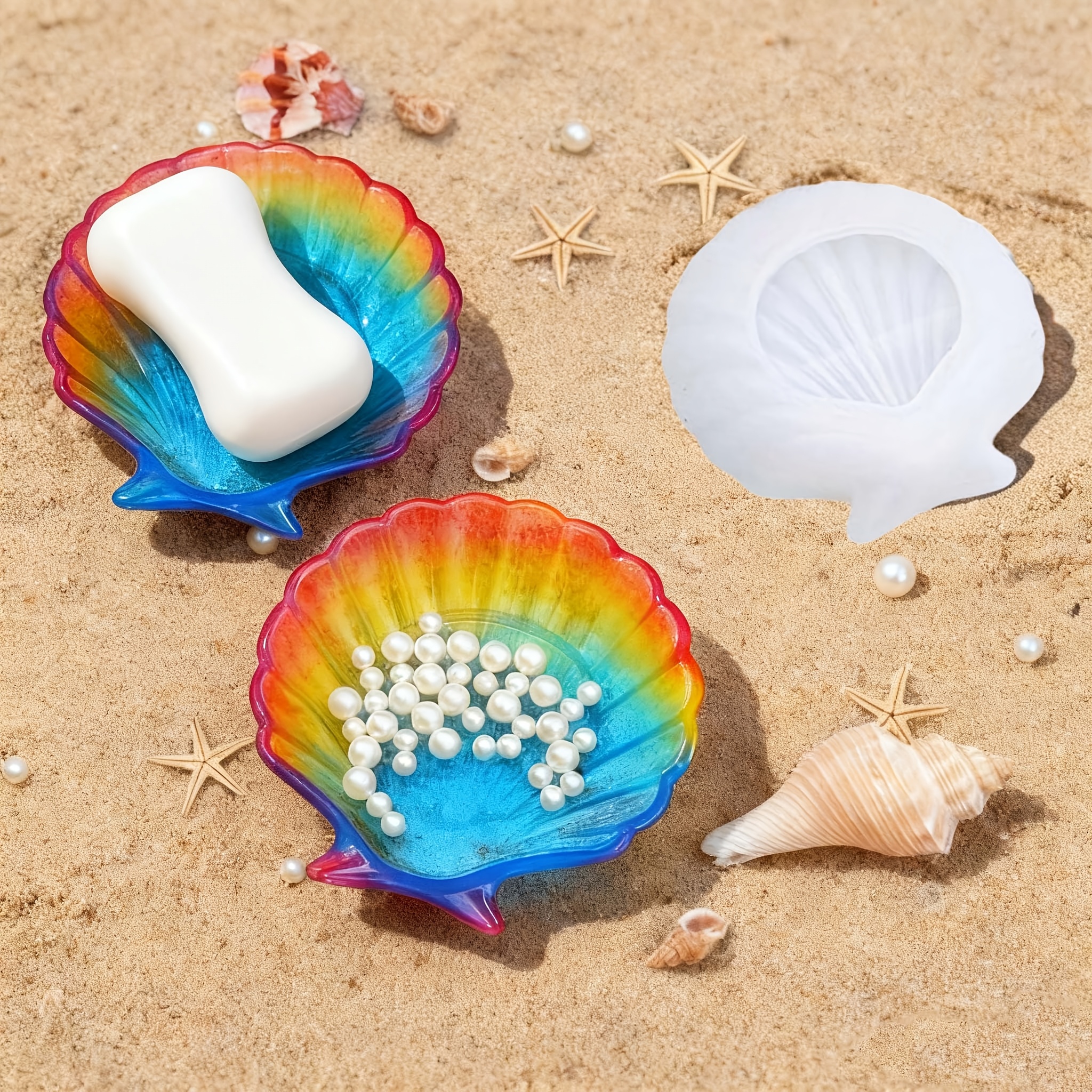 Melt Pour Soap Base - 1 piece of silicone shell resin