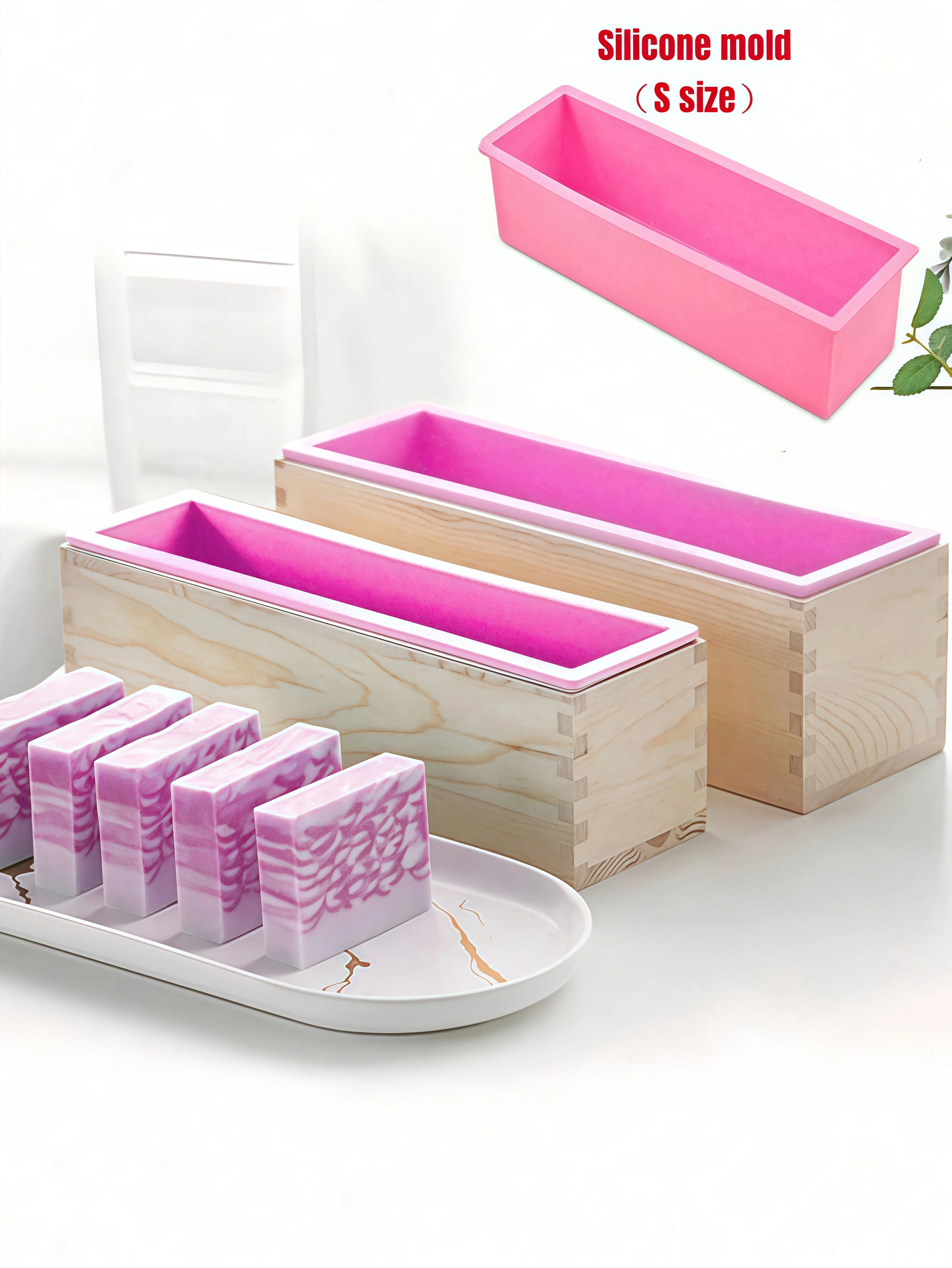 Soap Making Books - 1.2L Silicone Soap Mold Flexible Rectangular