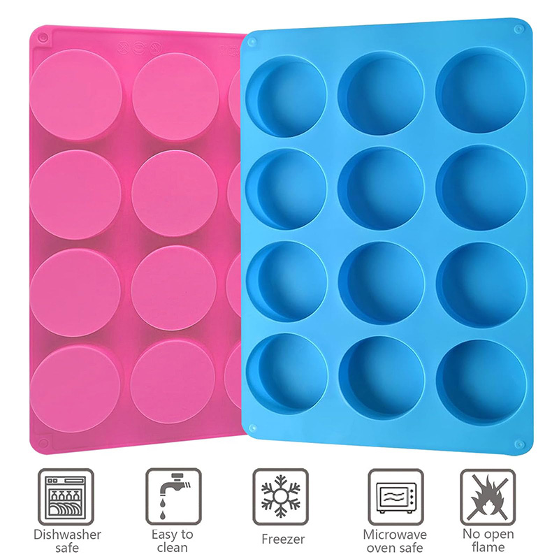 Round Silicone Molds 12-Cavity – Soap Mold Silicone Loaf Bewertung und Preis