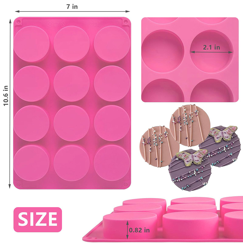 Round Silicone Molds 12-Cavity – Soap Mold Silicone Loaf Bewertung und Preis