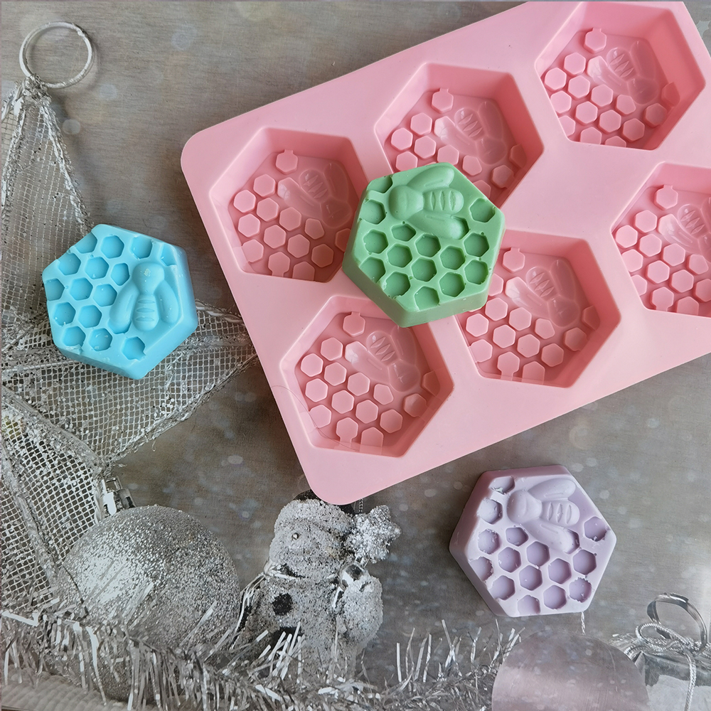 Silicone Hexagonal Bee Soap Mo – Soap Mold Silicone Loaf Bewertung und Preis
