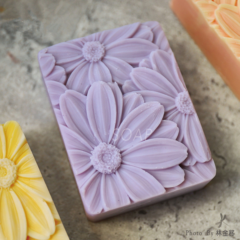 Newest!!!3d Elegant Sunflower  – Soap Mold Silicone Loaf Bewertung und Preis