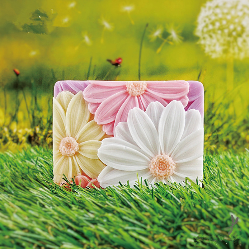 Newest!!!3d Elegant Sunflower  – Soap Mold Silicone Loaf Bewertung und Preis