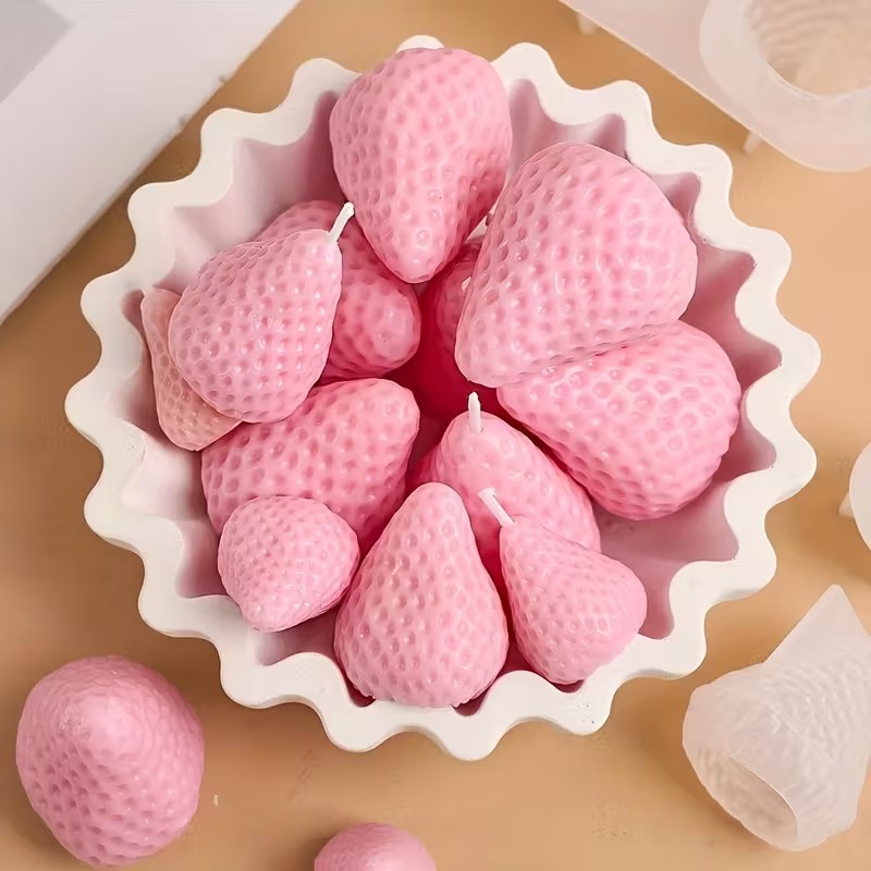 Strawberry Silicone Candle Mol – Melt Pour Soap Base Bewertung und Preis