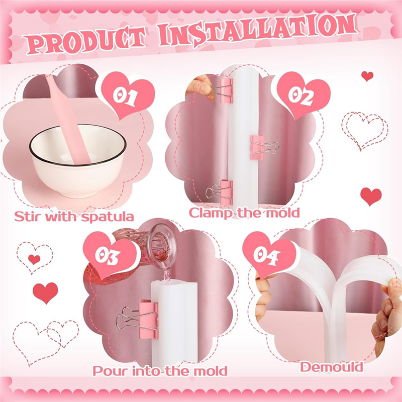 6 Piece Long Tube Silicone Mol – Soap Making Youtube Bewertung und Preis