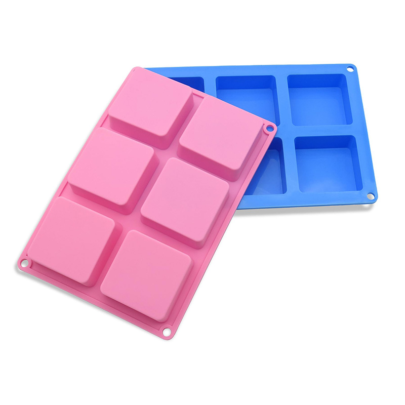 Square Soap Molds 6-Cavity Non – Soap Mold Silicone Loaf Bewertung und Preis