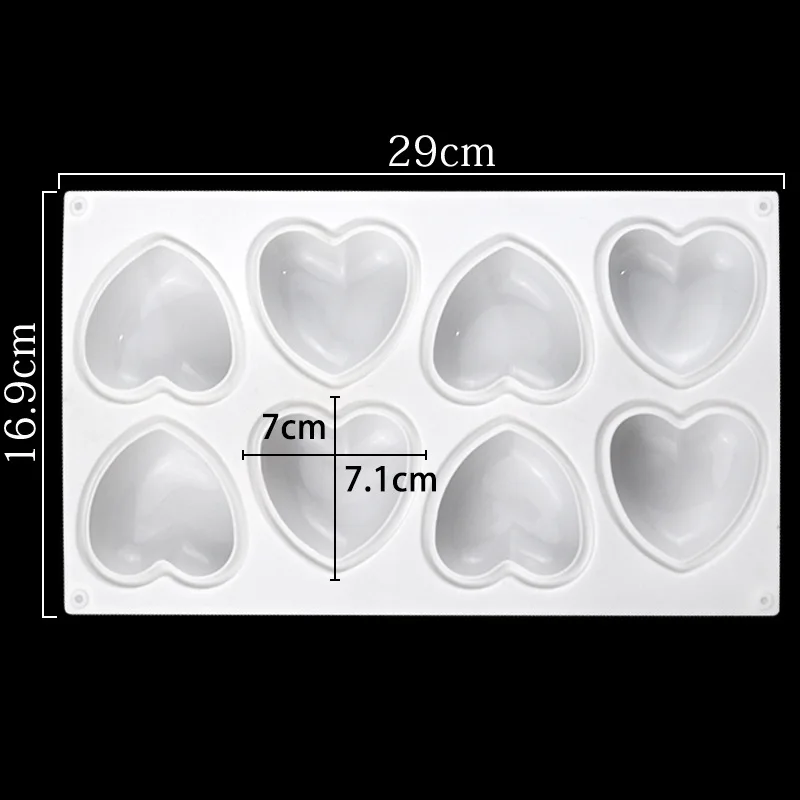 Love Heart Silicone Soap Mold  – Soap Making Unit Bewertung und Preis