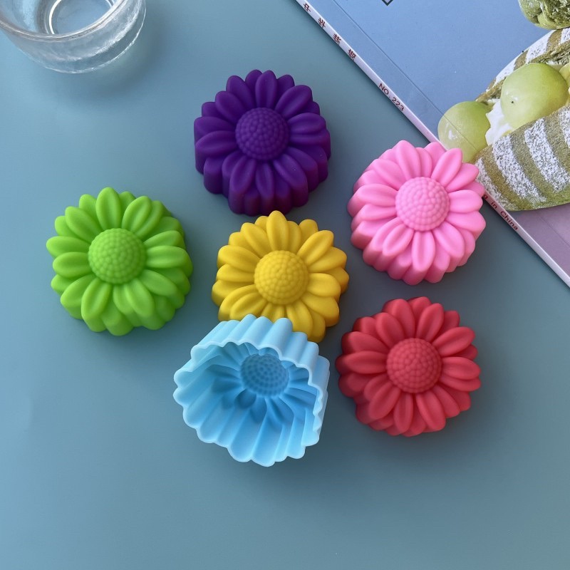 6 Pcs Set Non-Stick Flower Des – Soap Mold Silicone Loaf Bewertung und Preis