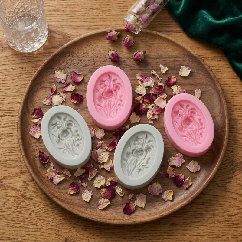 4 Silicone mold with flower sh – Melt Pour Soap Base Bewertung und Preis