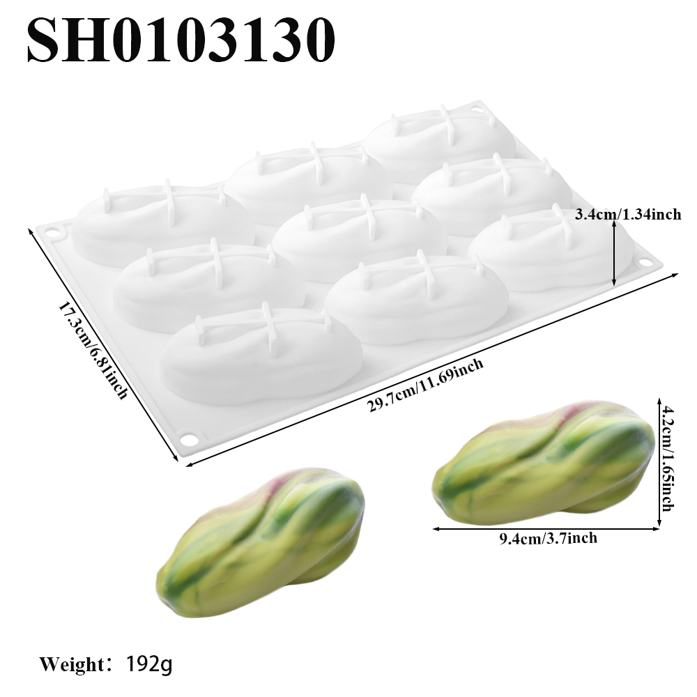 Pistachios Design 1 or 4 or 9- – Soap Mold Silicone Loaf Bewertung und Preis