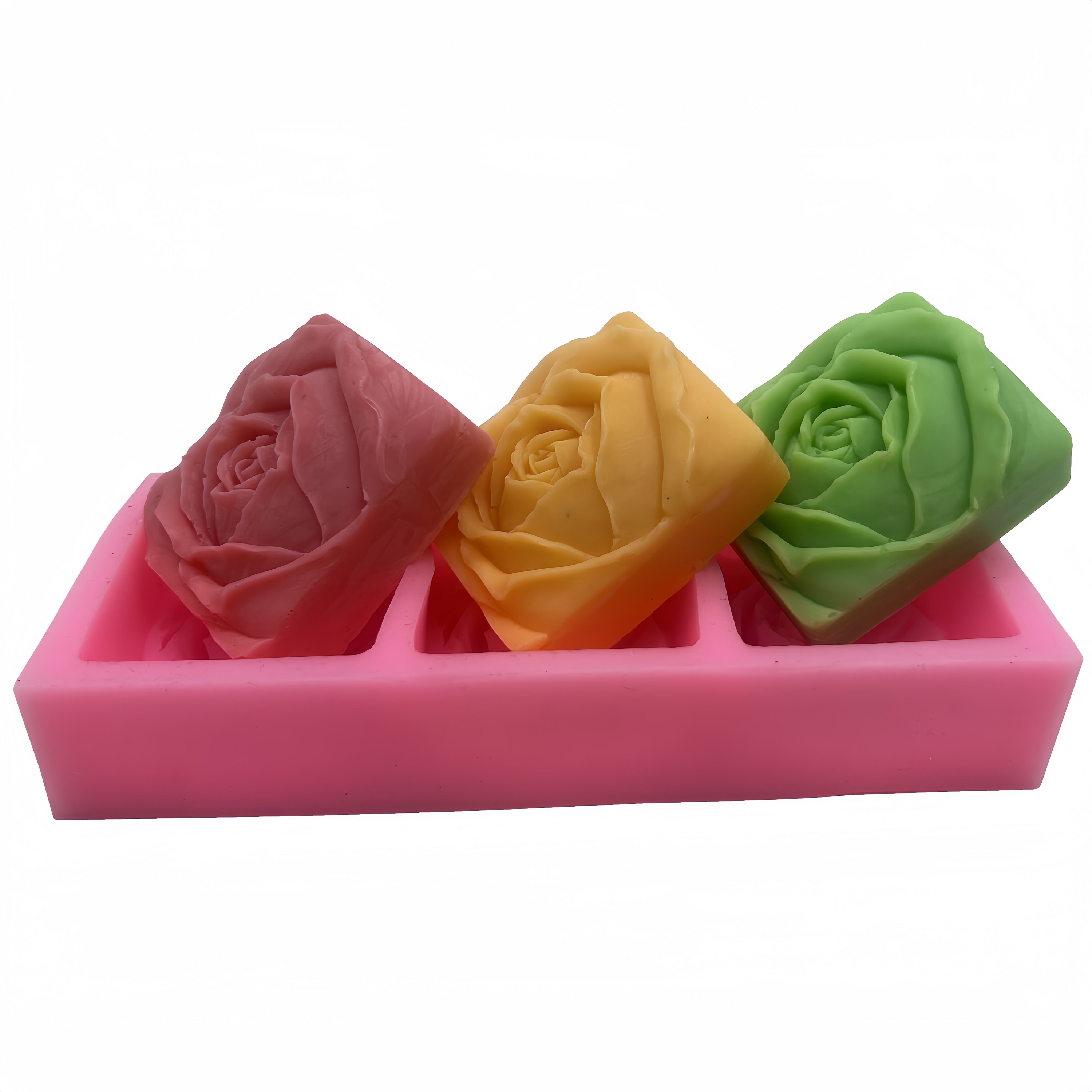 3 Cavities Silicone Flower Soa – Soap Mold Silicone Loaf Bewertung und Preis
